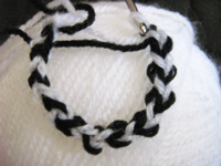 unikatissima Two-coloured Crocheted Cord